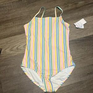 Old Navy Striped One-Piece Swimsuits Girls XXL